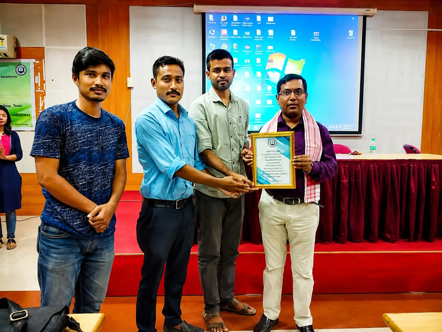 Felicitation for Contribution to Education