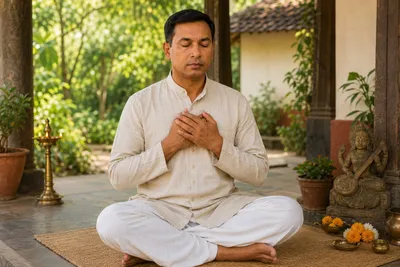 Meditation practice for inner peace and healing